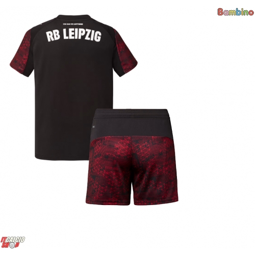 RB Leipzig Terza Maglia Bambino 2025-26 Manica Corta (+ Pantaloni corti)
